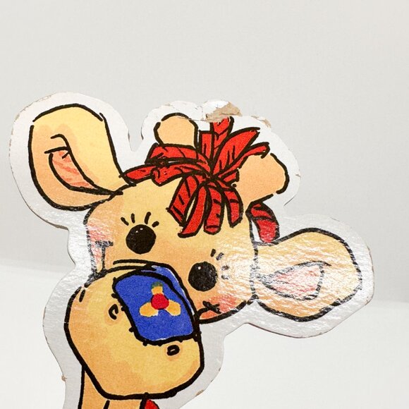 Vintage Suzy Spafford Little Baby Nursey Zoo Wall Decor Duck Giraffe Bear Bunny - Picture 12 of 14